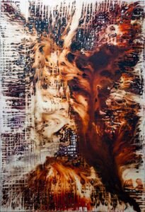 painting, 2020, mixed media on canvas, 198 x 133 cm