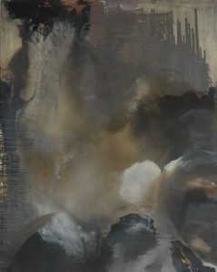 untitled (2011), mixed media on canvas, 190 x 150 cm